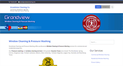 Desktop Screenshot of grandviewcleaning.com